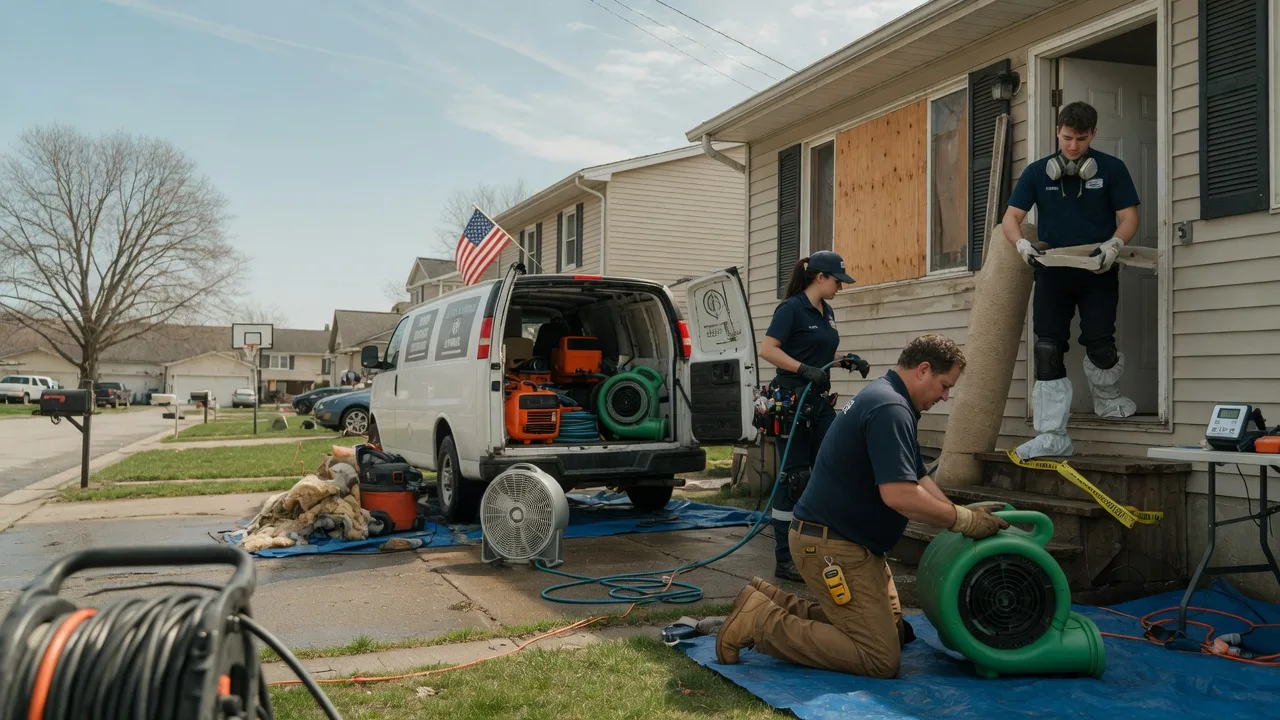 Water Damage Restoration in New Cambria, KS near me